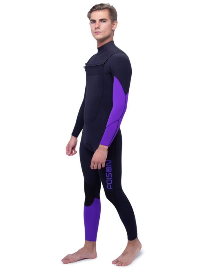 Гидрокостюм Poison A-scale 4/3 CZ (GBS+taped) blk/purple ss22