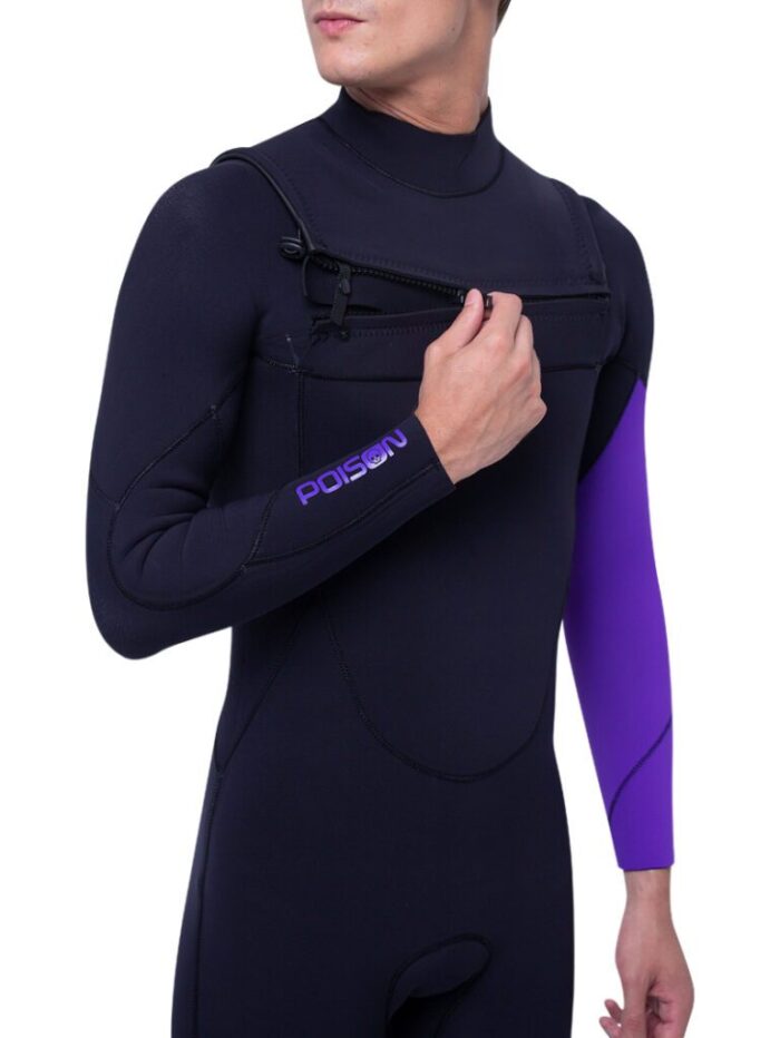 Гидрокостюм Poison A-scale 4/3 CZ (GBS+taped) blk/purple ss22