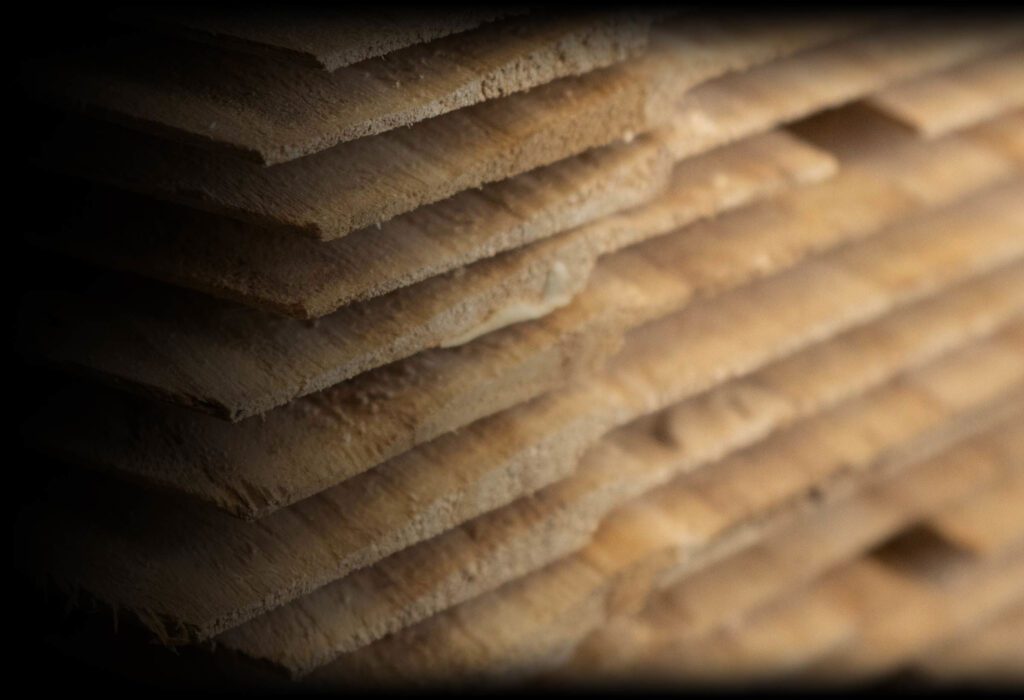 Wood cores by Liquid Force