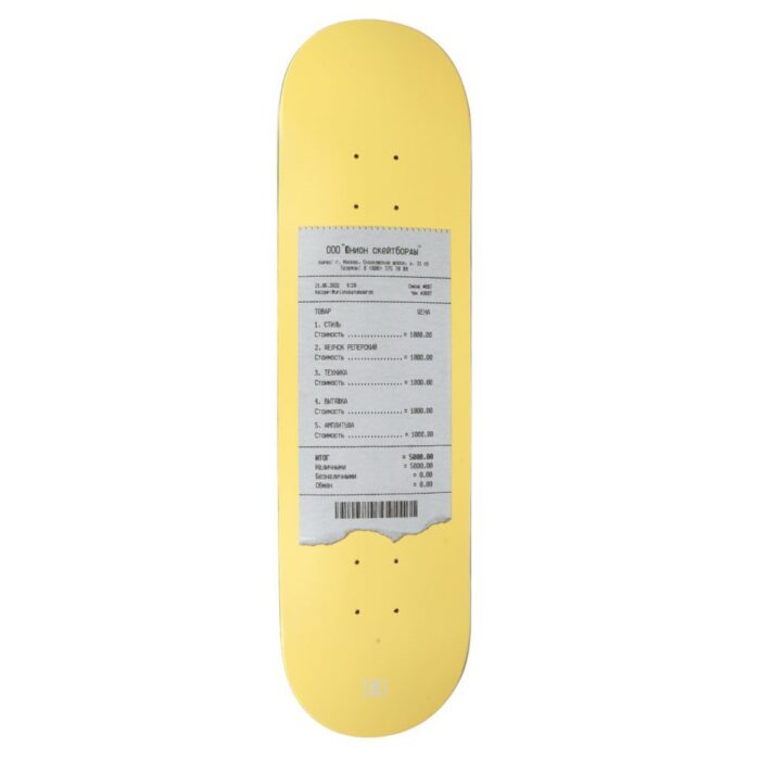 Дека Union Deck Receipt, размер 8.125x31.875 конкейв Medium