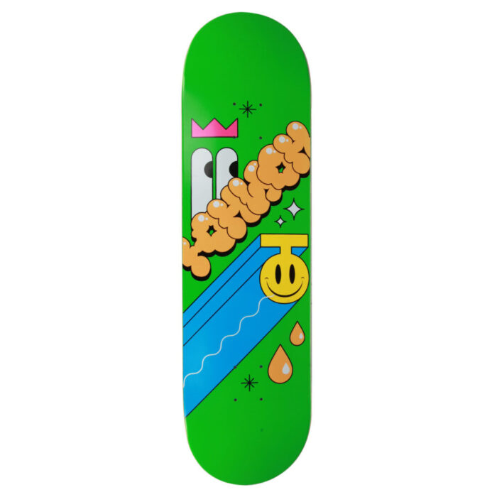 Дека Union Acid team, цвет green-orange, размер 8.25x32, конкейв Medium