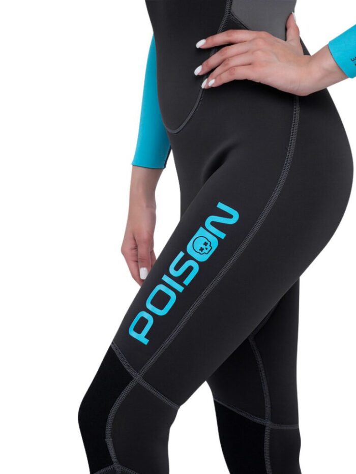 Гидрокостюм Poison жен. Outrate 3/2 BZ FL blk/l.blue ss22