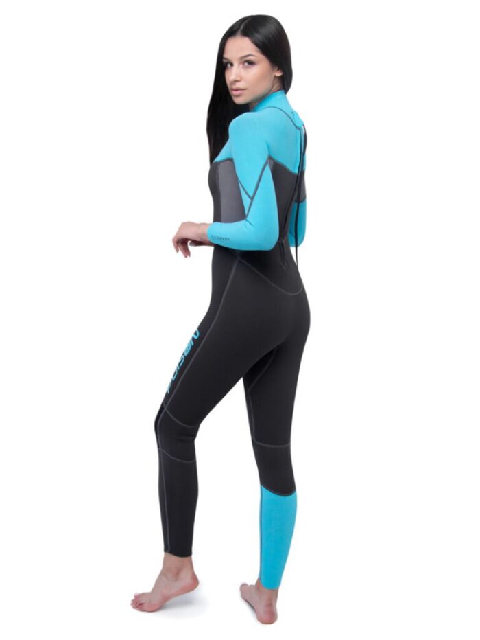 Гидрокостюм Poison жен. Outrate 3/2 BZ FL blk/l.blue ss22