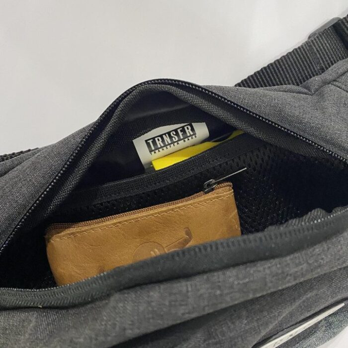Поясная сумка TRNSFR Small Pack grey/black