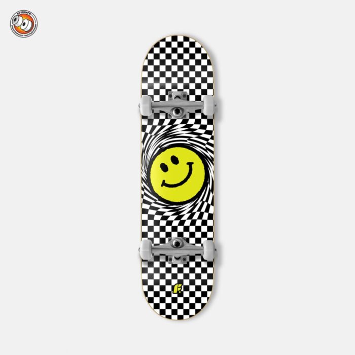 Скейтборд в сборе Footwork SMILE BLACK Размер 7.75 x 31.1875