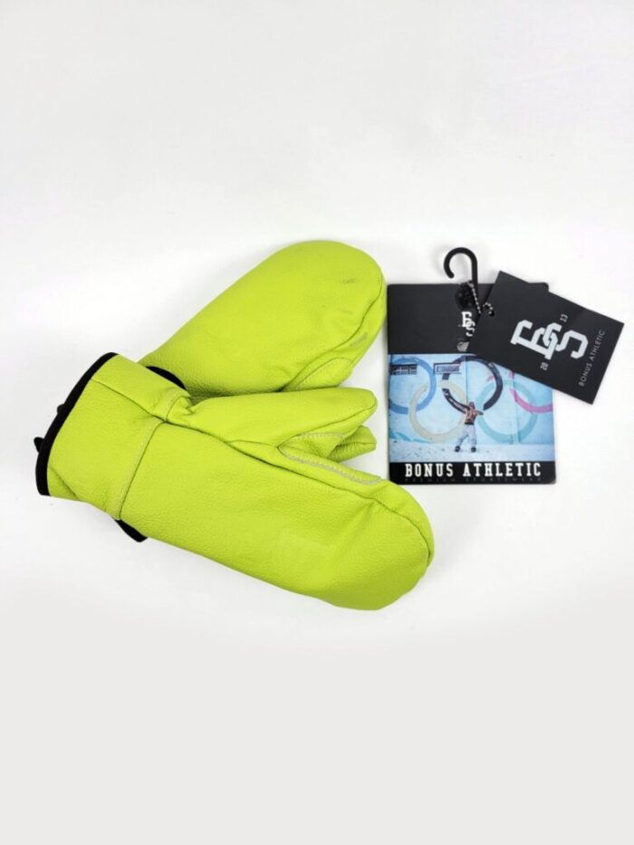 Варежки BONUS ATHLETIC LEATHER green
