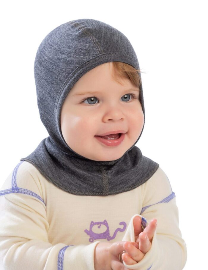 NORVEG Soft Balaklava Подшлемник детский цвет серый