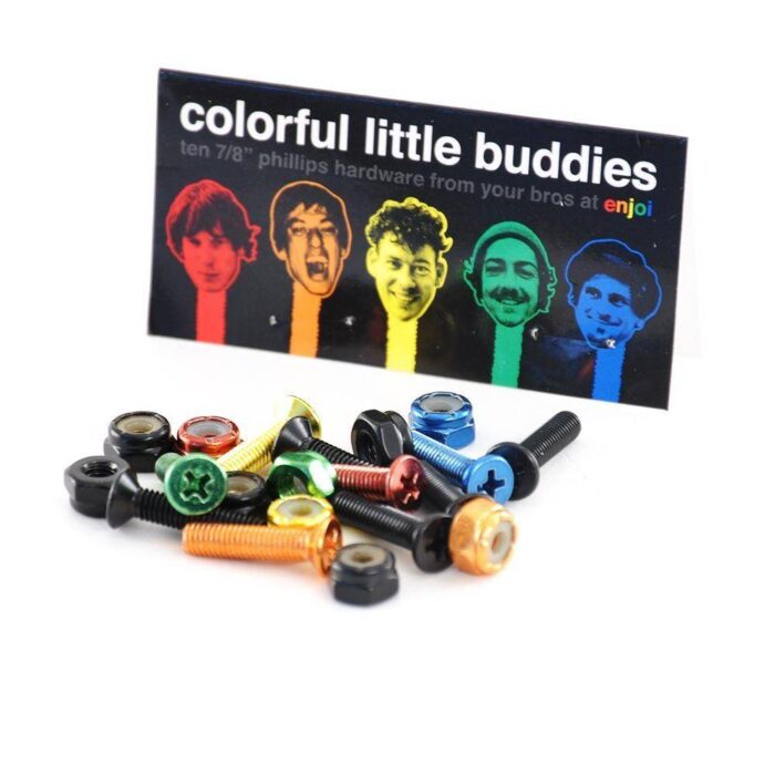 11017002 Винты Enjoi Little Buddies Anodized Bolts 1"