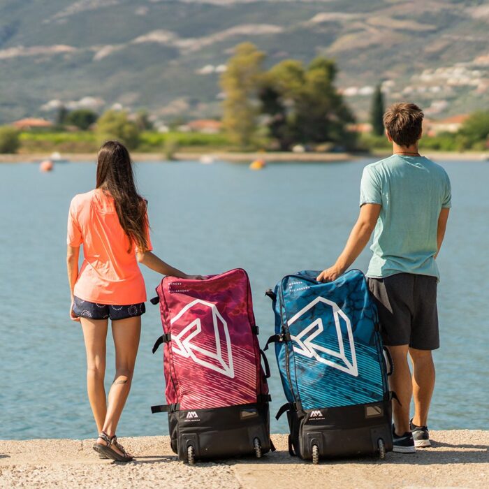 Сумка-рюкзак на колесах Aqua Marina Premium Luggage Bag (Raspberry 90L) SS23
