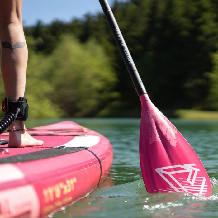 Весло для SUP-доски Aqua Marina SPORTS III CORAL Aluminum ss23