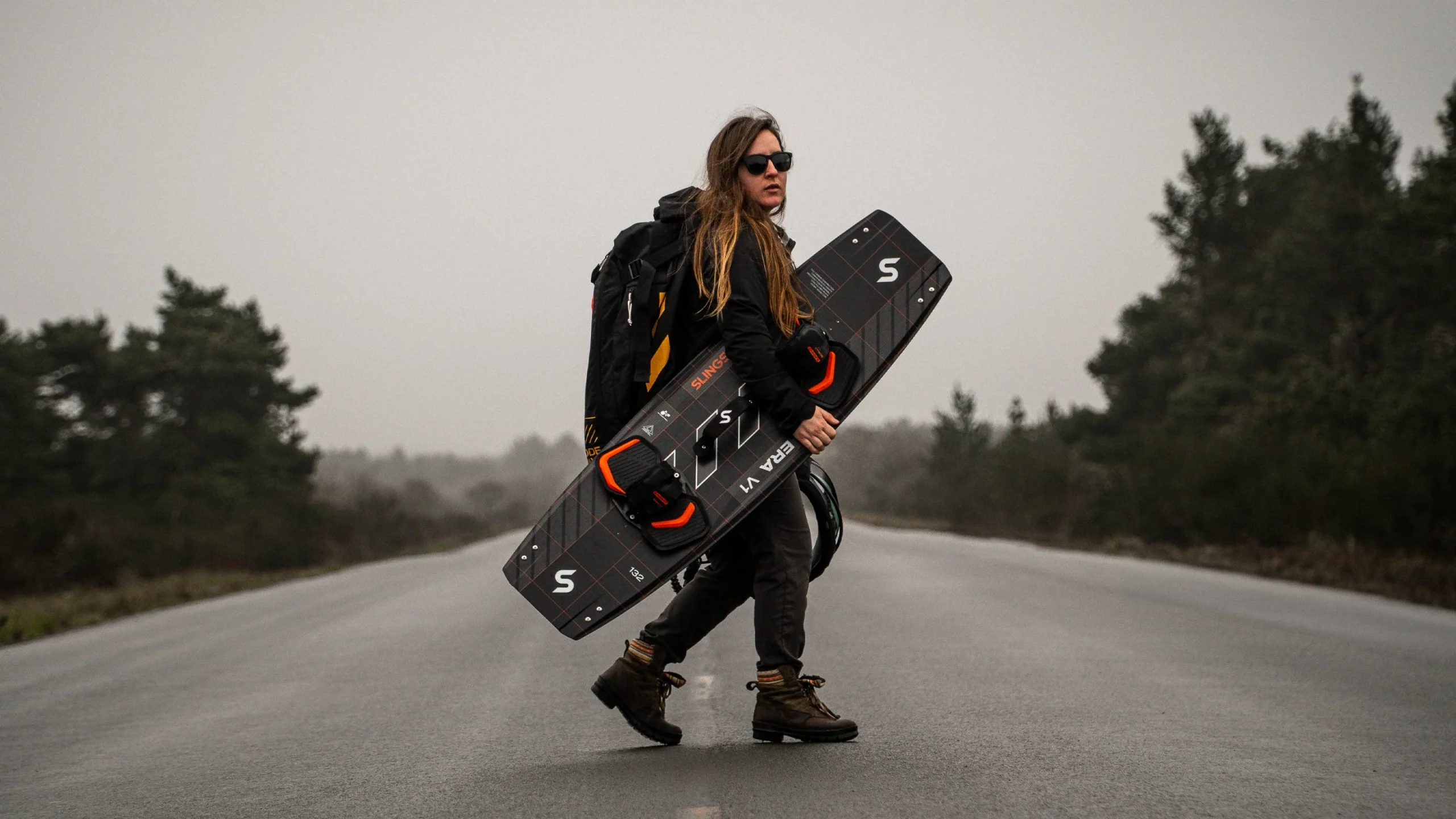 Микаэла Пилкентон кайтбординг Slingshot Sports