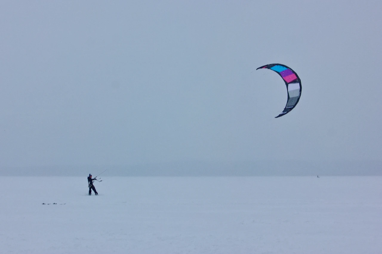 Открытие сноукайтинг сезона в Екатеринбурге! 12 snowkite season open yekaterinburg 01