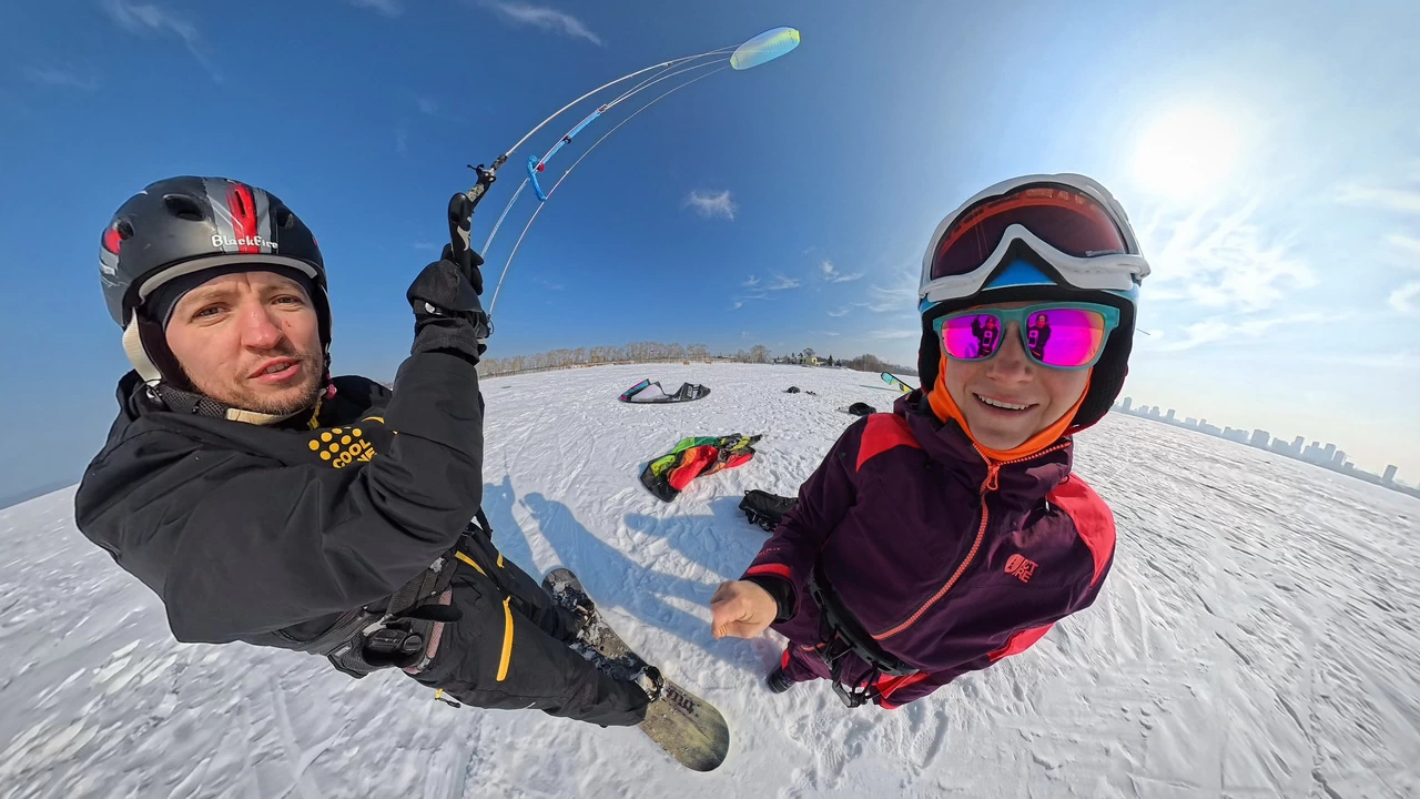 34 фото с Закрытия Сноукайтинг сезона в Екатеринбурге 7 kiteteam snowkite 2026 ekaterinburg 07