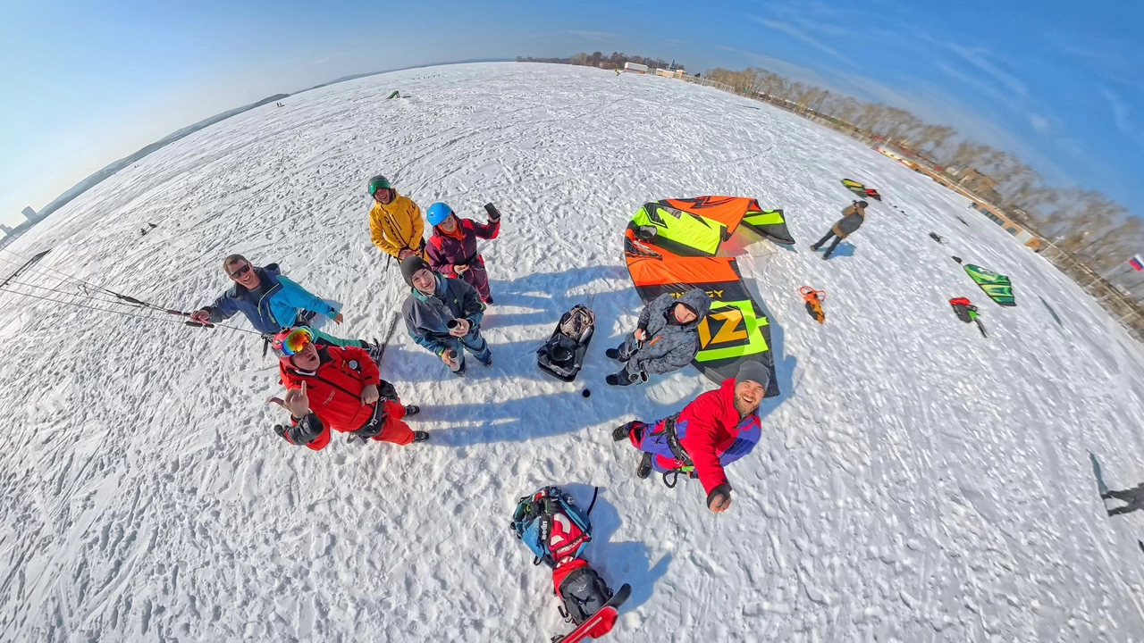 34 фото с Закрытия Сноукайтинг сезона в Екатеринбурге 19 kiteteam snowkite 2026 ekaterinburg 19