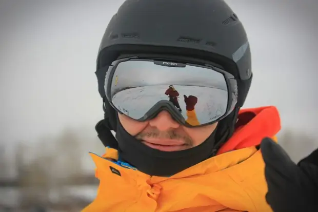 Небольшие гонки на Визовском пруду в Екатеринбурге 8 snowkiting-ekaterinburg-221114-13